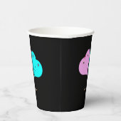 mr & mrsハート 紙コップ (右)