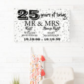 Mr Mrsライト 25周年記念 シルバーハート 横断幕 (インサイチュ)