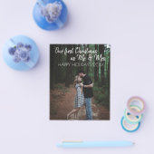 Mr.& Mrs初めてのクリスマスホリデーバジェットフライヤー チラシ (シングル)