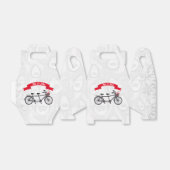 Mr.& Mrs自転車結婚式の引き出物箱 フェイバーボックス (折り畳みなし)