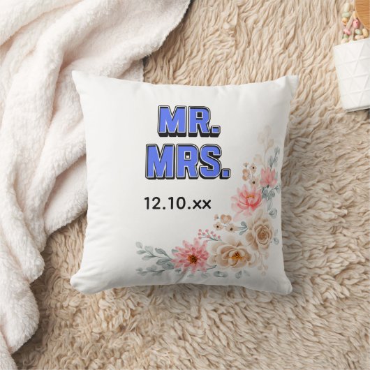 Mr. & Mrs. クッション (ブランケット)