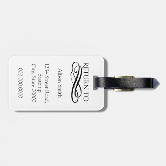 Mr & Mrs ラゲッジタグ (裏面横)