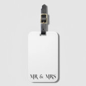 Mr. & Mrs.ラゲッジタグ ラゲッジタグ (正面縦)