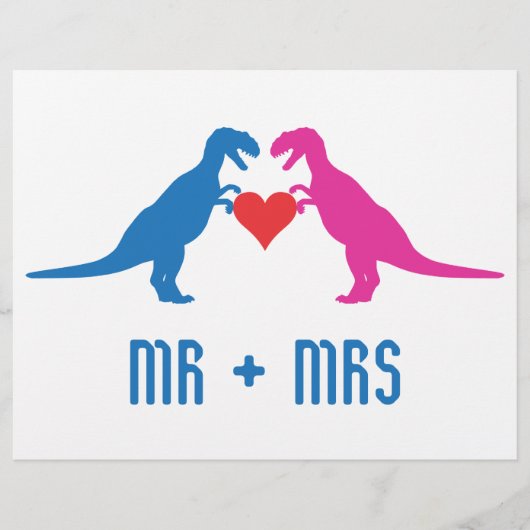 Mr+Mrs - 恐竜が好き チラシ (正面)