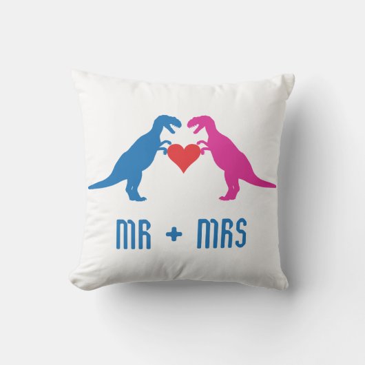 Mr.+Mrs. – 愛の恐竜 クッション (正面)
