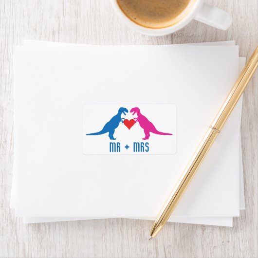 Mr.+Mrs. – 愛の恐竜 ラベル (インサイチュ)