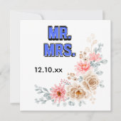 Mr. & Mrs. 招待状 (正面)