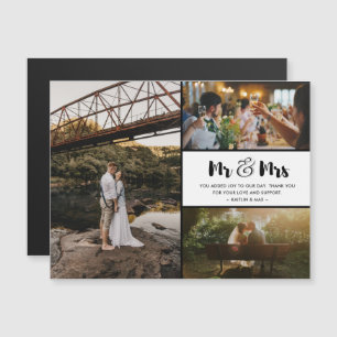 Mr&Mrs 結婚式フォトコラージュ サンクスギフト