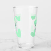 Mr & Mrs add family name date year wedding favor  タンブラーグラス (左)