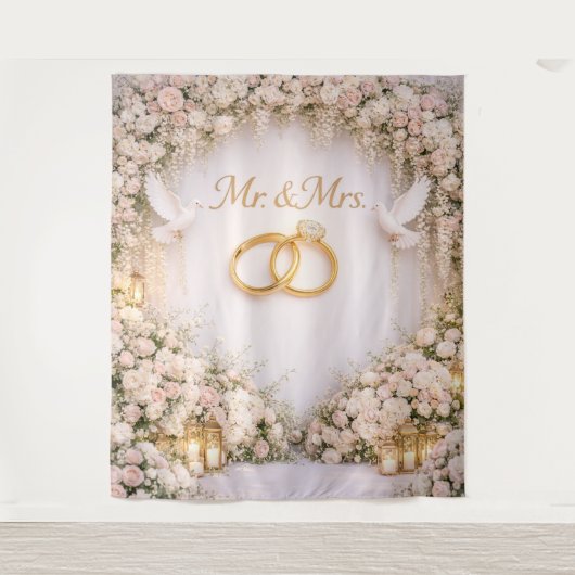 Mr. & Mrs. backdrop タペストリー (正面)