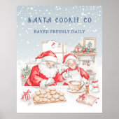Mr & Mrs Claus Christmas Cookies  ポスター (正面)