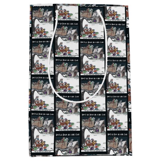 Mr. & Mrs. Claus How it All Began ミディアムペーパーバッグ (正面)