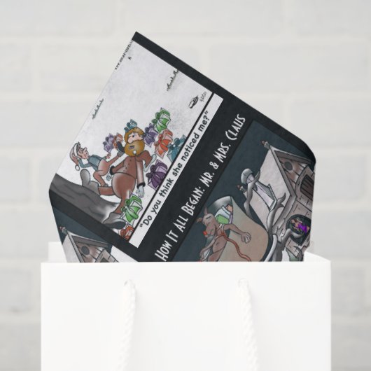 Mr. & Mrs. Claus How it All Began 薄葉紙 (ギフトバッグ)