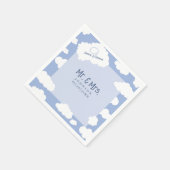 Mr. & Mrs. Cloud Nine 9かわいいウェディングお洒落パーティー スタンダードカクテルナプキン (角)