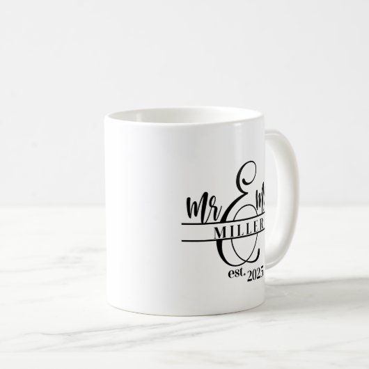 Mr. & Mrs. Coffee Mug コーヒーマグカップ (正面右)