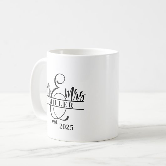 Mr. & Mrs. Coffee Mug コーヒーマグカップ (正面左)