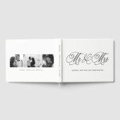 Mr.Mrs. EDITABLE COLORのゲスト結婚ブック ゲストブック (全面)