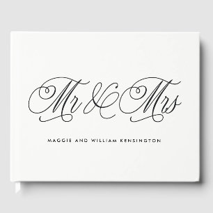Mr.Mrs. EDITABLE COLORのゲスト結婚ブック ゲストブック