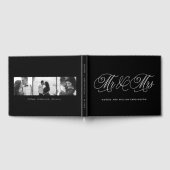 Mr.Mrs. EDITABLE COLORのゲスト結婚ブック ゲストブック (全面)