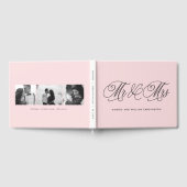 Mr.Mrs. EDITABLE COLORのゲスト結婚ブック ゲストブック (全面)