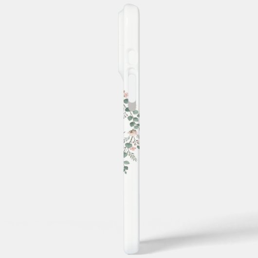 Mr & Mrs Eucalyptus Wreath iPhone Case Case-Mate iPhoneケース (裏面 / 左)