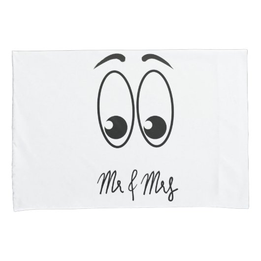 Mr & Mrs Eye Pillowcases 枕カバー (正面右)