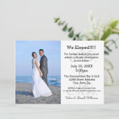 Mr.Mrs Gray We Eloped – 写真のお知らせ 招待状 (スタンド正面)