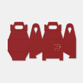 Mr & Mrs Happy Valentine's Day Favor Box フェイバーボックス (折り畳みなし)