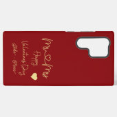 Mr & Mrs Happy Valentine's Day Samsung Galaxyケース (裏面横)