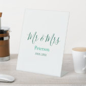 Mr & Mrs last name married year wedding engagement 台座サイン (インサイチュ)