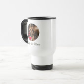 Mr Mrs Love Birds Photo Mug トラベルマグ (正面左)