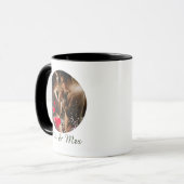 Mr Mrs Love Birds Photo Mug マグカップ (正面左)