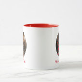 Mr Mrs Love Birds Photo Mug マグカップ (中央)