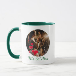 Mr Mrs Love Birds Photo Mug マグカップ