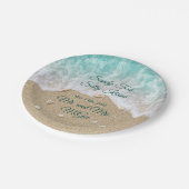 Mr. & Mrs. McGee 7インチラウンド紙プレート ペーパープレート (アングル)