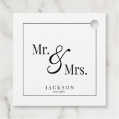 Mr. & Mrs. Scripty Black & White フェイバータグ (裏面)