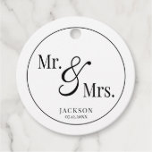 Mr. & Mrs. Scripty Black & White フェイバータグ (正面)