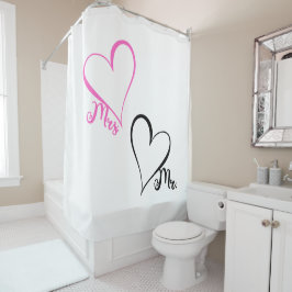 Mr. & Mrs. Shower Curtain シャワーカーテン