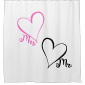 Mr. & Mrs. Shower Curtain シャワーカーテン (正面)