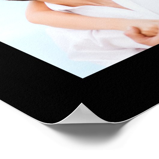 Mr. & Mrs. Square 4 Photo Collage Poster ポスター (角)