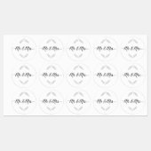 Mr. & Mrs. Stickers ラベル (シート)