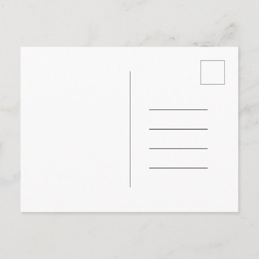 Mr. & Mrs. Wedding Congratulations Marriage Card ポストカード (裏面)