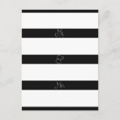 Mr. & Mrs. Wedding Congratulations Marriage Card ポストカード (正面)