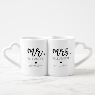 Mr Mrsマグカップ | Zazzle JP