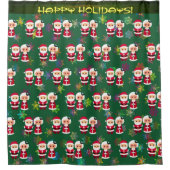 Mr.&Ms節ホリデーシャワーカーテン シャワーカーテン (正面)