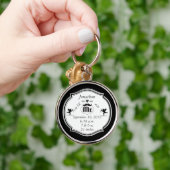 Mr.Mustache Lil Man男の赤ちゃん統計 キーホルダー (手)