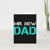 Mr. New Dad . Funny New Dad Tee Shirts  カード (正面)