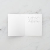 Mr. Olsen Teacher Retirement Congrats Card カード (内部)