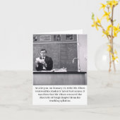 Mr. Olsen Teacher Retirement Congrats Card カード (黄色い花)