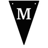 Mr Onederfulバナー白黒と金ゴールド バンティングフラッグ (第3の旗)